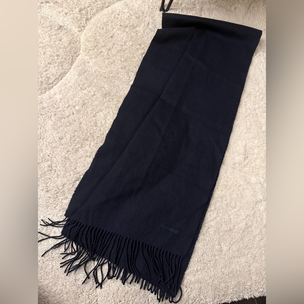 Jil Sander Cashmere Fringe Scarf
